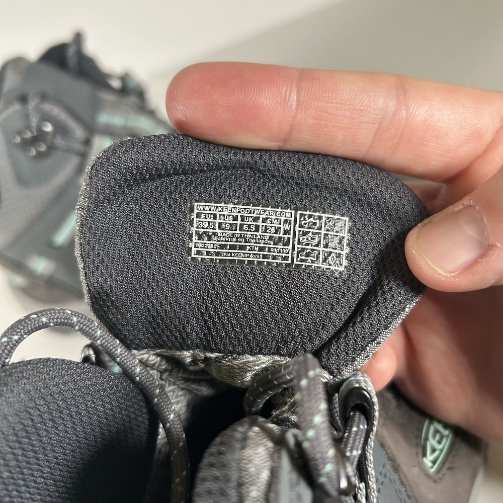 KEEN Womens Steens Mid Gray Hiking Boots Outdoors Size 9 (4504609) - Picture 15 of 16